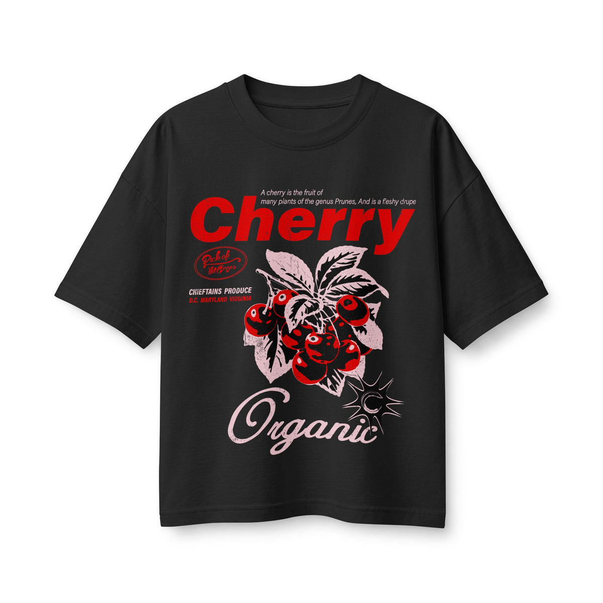 Women's Cherry Organic Pick of the Crops  T-Shirt