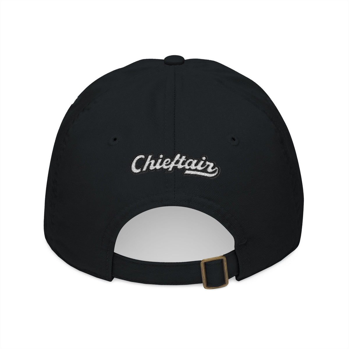 Chief Embroidered Baseball Cap — Organic Cotton, Vintage Script