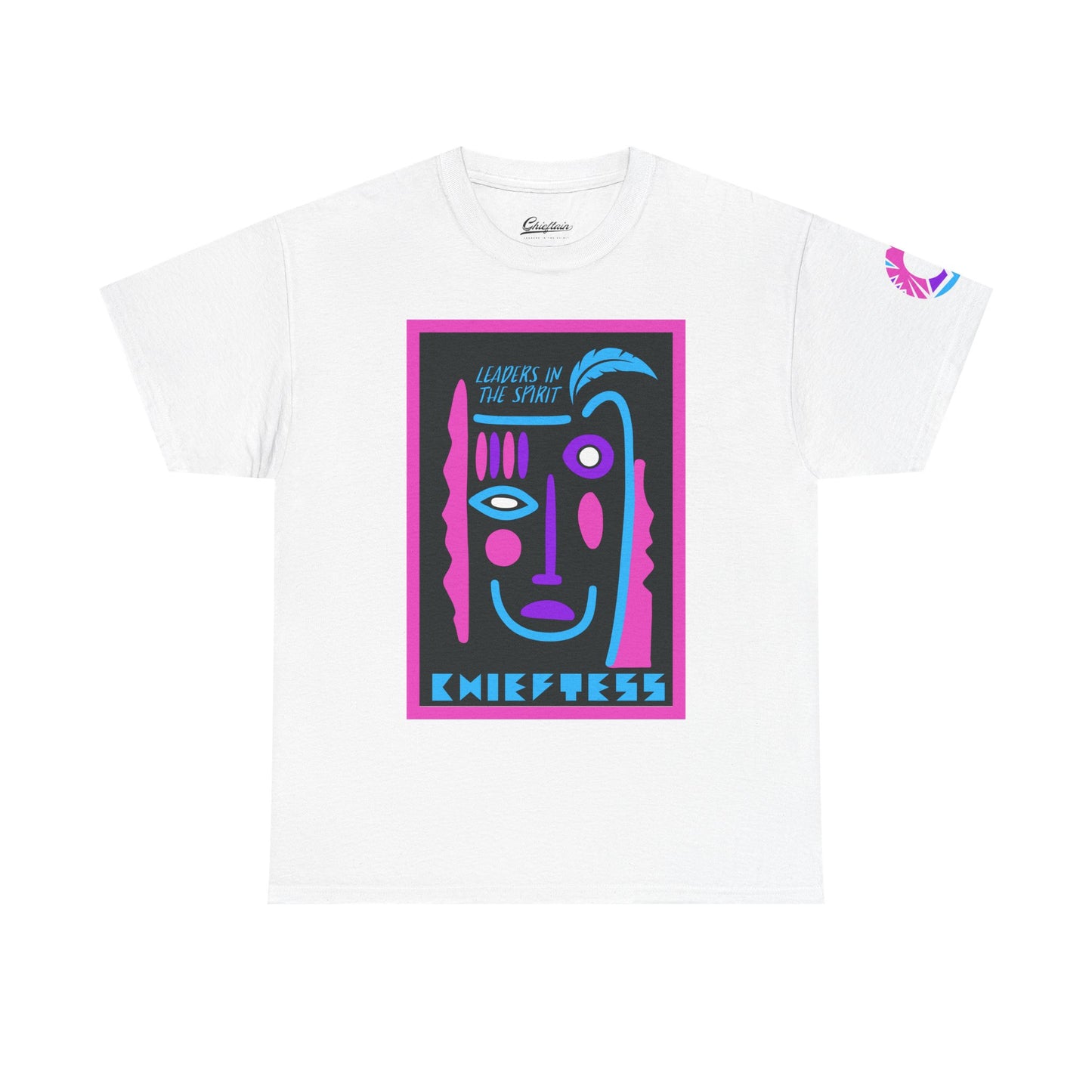 Chiefess Leaders in the Spirit Tribe Leader mask Tee