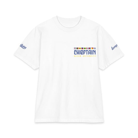 Chieftain Le capitaine Tee — 'Captain of the Ship, Commander of the Wave'