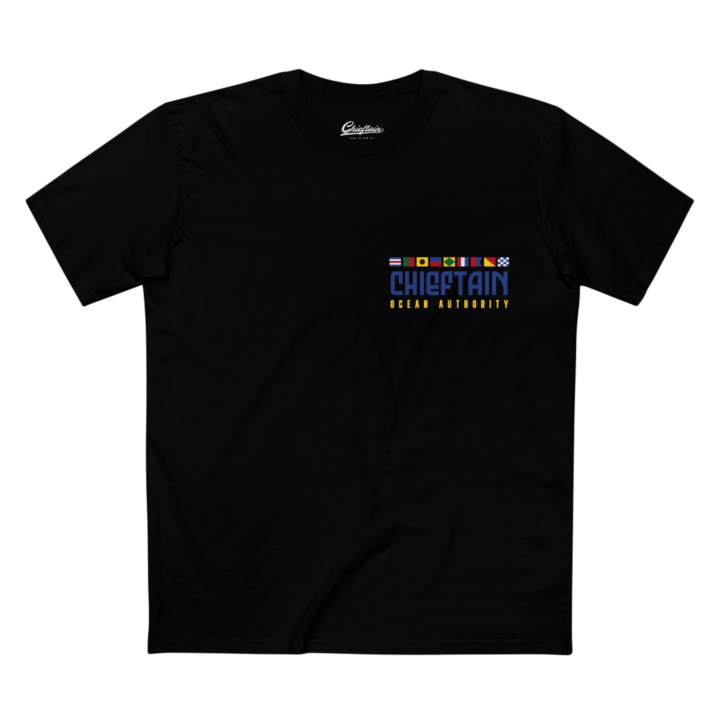 Chieftain Sailing Tee — Captain of the Ship Nautical Graphic T‑Shirt