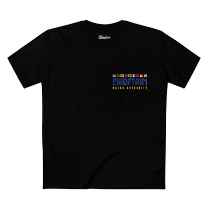 Chieftain Sailing Tee — Captain of the Ship Nautical Graphic T‑Shirt