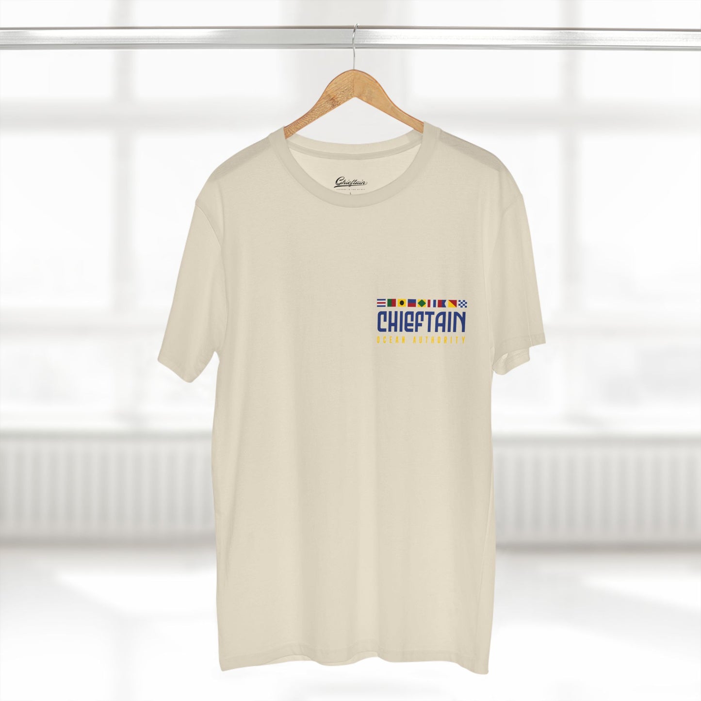 Chieftain Sailing Tee — Captain of the Ship Nautical Graphic T‑Shirt