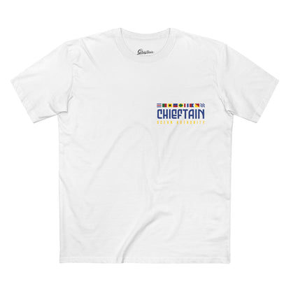 Chieftain Sailing Tee — Captain of the Ship Nautical Graphic T‑Shirt