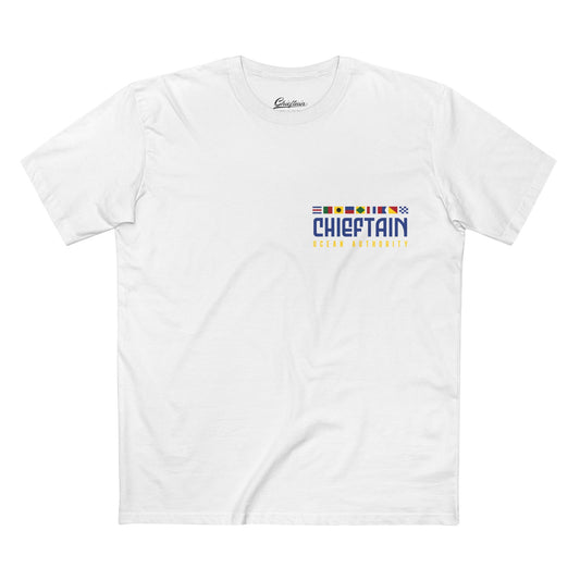 Chieftain Sailing Tee — Captain of the Ship Nautical Graphic T‑Shirt