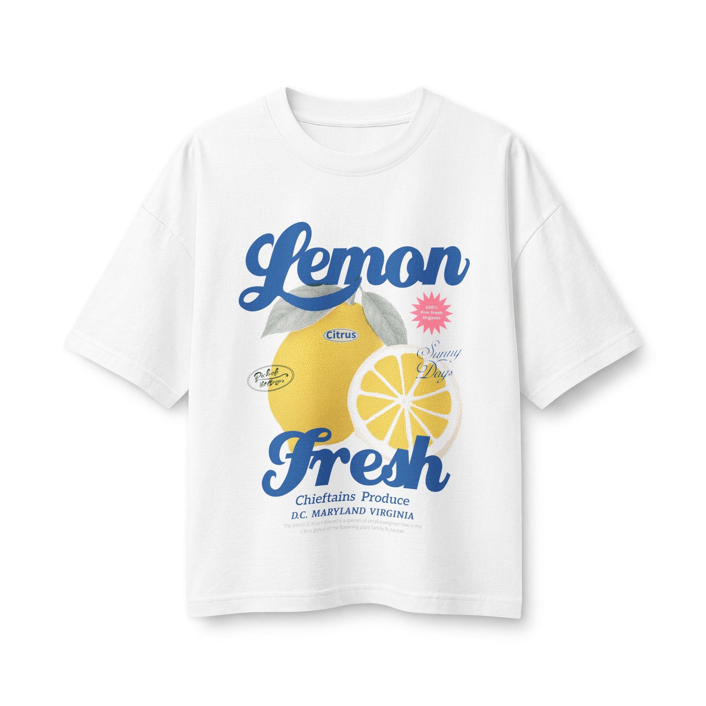 Lemon Fresh Graphic Tee — Women’s Vintage Citrus Shirt