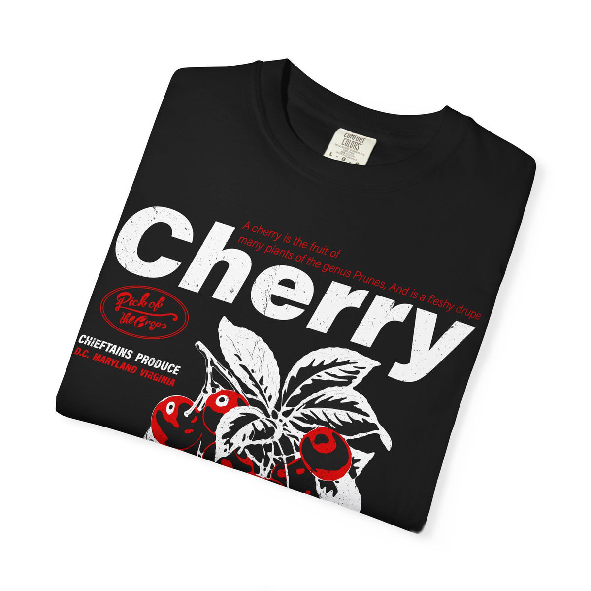 Cherry Organic Graphic T-Shirt
