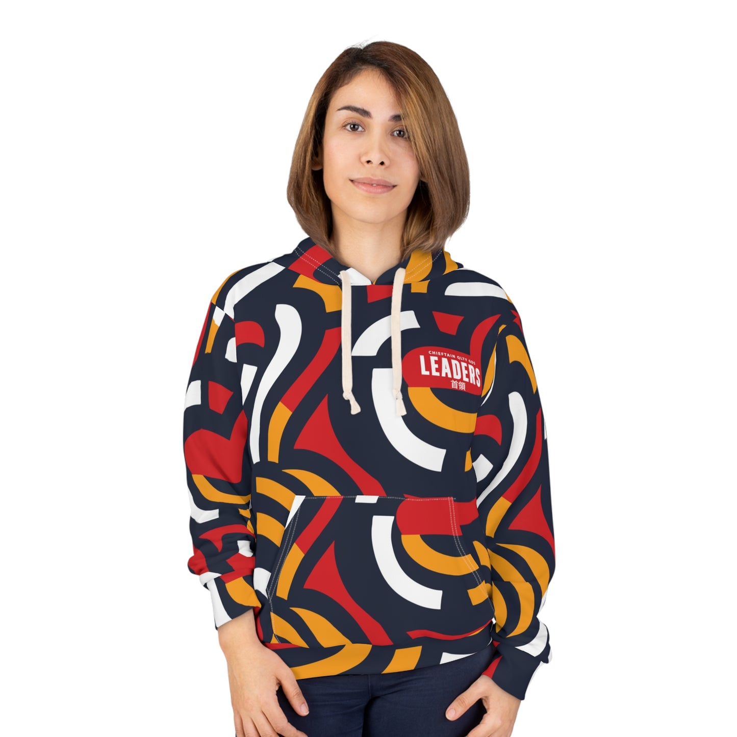 Colorful Abstract Leaders Unisex Pullover Hoodie