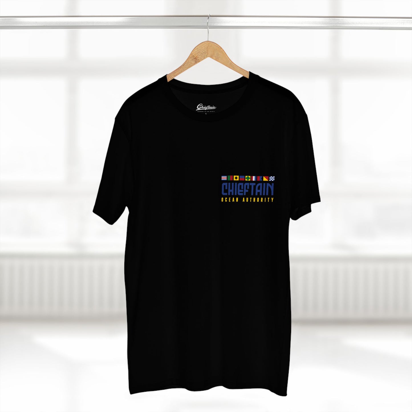 Chieftain Sailing Tee — Captain of the Ship Nautical Graphic T‑Shirt