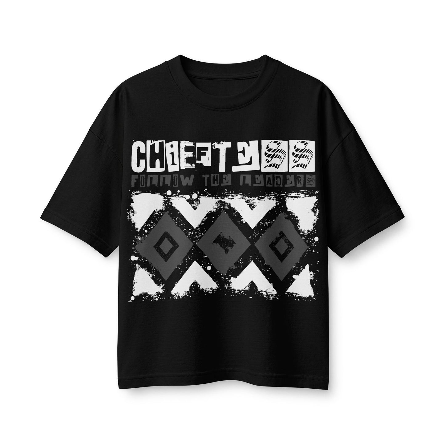 Graphic Tee — 'Chiefess Follow The Flow' Black 1982 Vintage-Style Women's T-Shirt