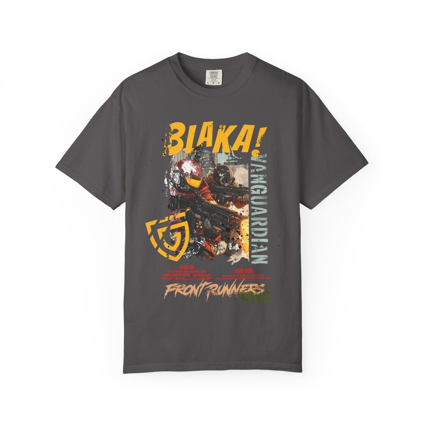 Blaka! Shirt from the Vanguardian Album Front Runners