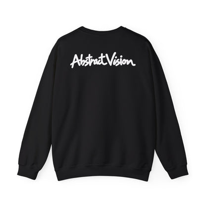 Abstract Vision Graphic Crewneck Sweatshirt