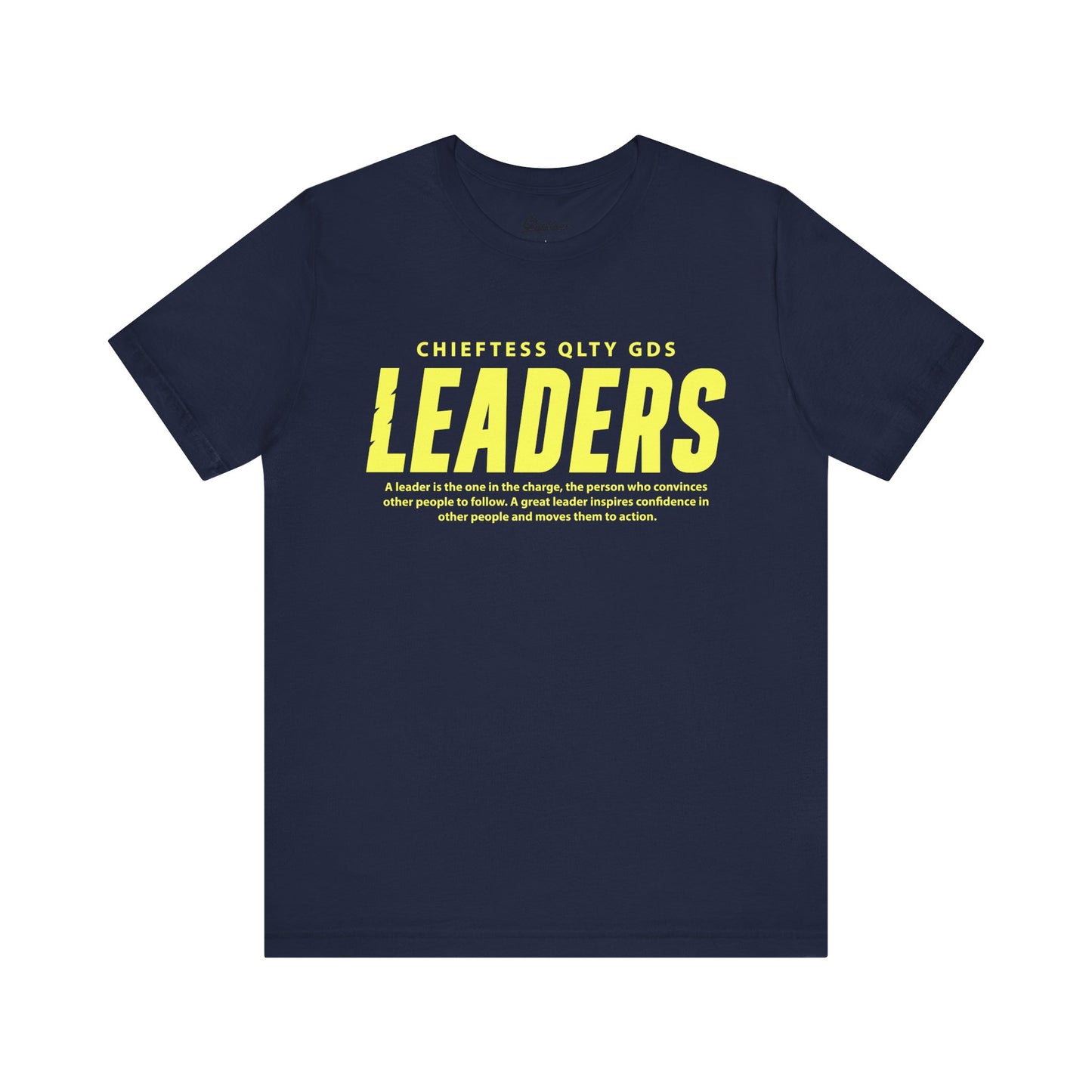 Leaders Unisex Jersey Tee - Empowering Green Tee for Leadership