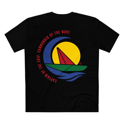 Chieftain Sailing Tee — Captain of the Ship Nautical Graphic T‑Shirt