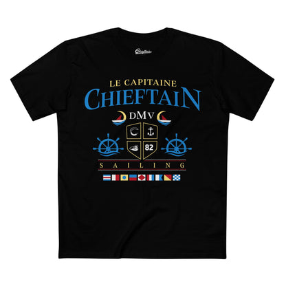 Chieftain Sailing T-Shirt — Le Capitaine Nautical Crew Tee