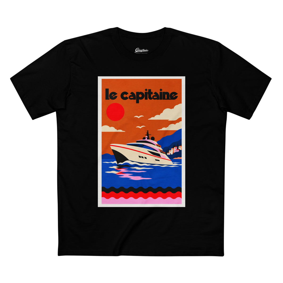 Le Capitaine Yacht Sunset Graphic T-Shirt