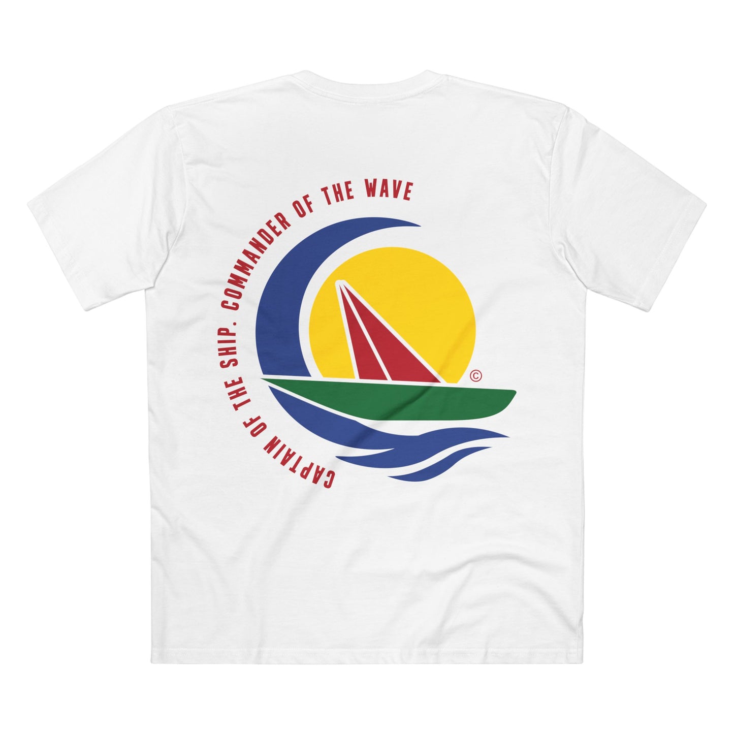 Chieftain Sailing Tee — Captain of the Ship Nautical Graphic T‑Shirt