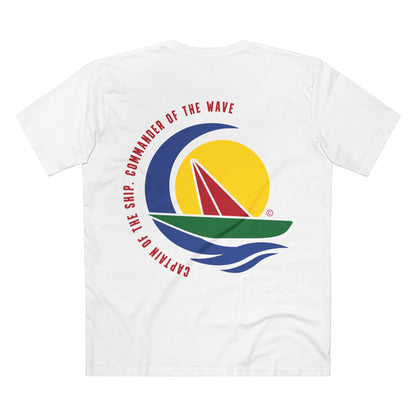 Chieftain Sailing Tee — Captain of the Ship Nautical Graphic T‑Shirt