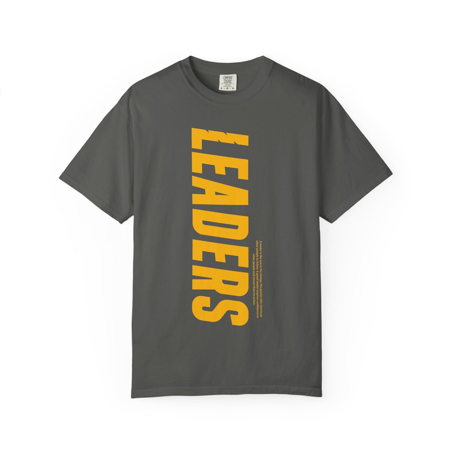 Leaders Vertical Text T-Shirt