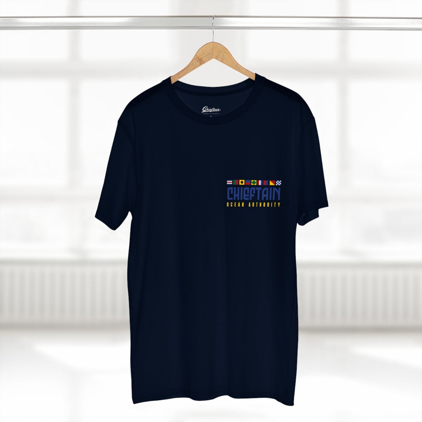 Chieftain Sailing Tee — Captain of the Ship Nautical Graphic T‑Shirt
