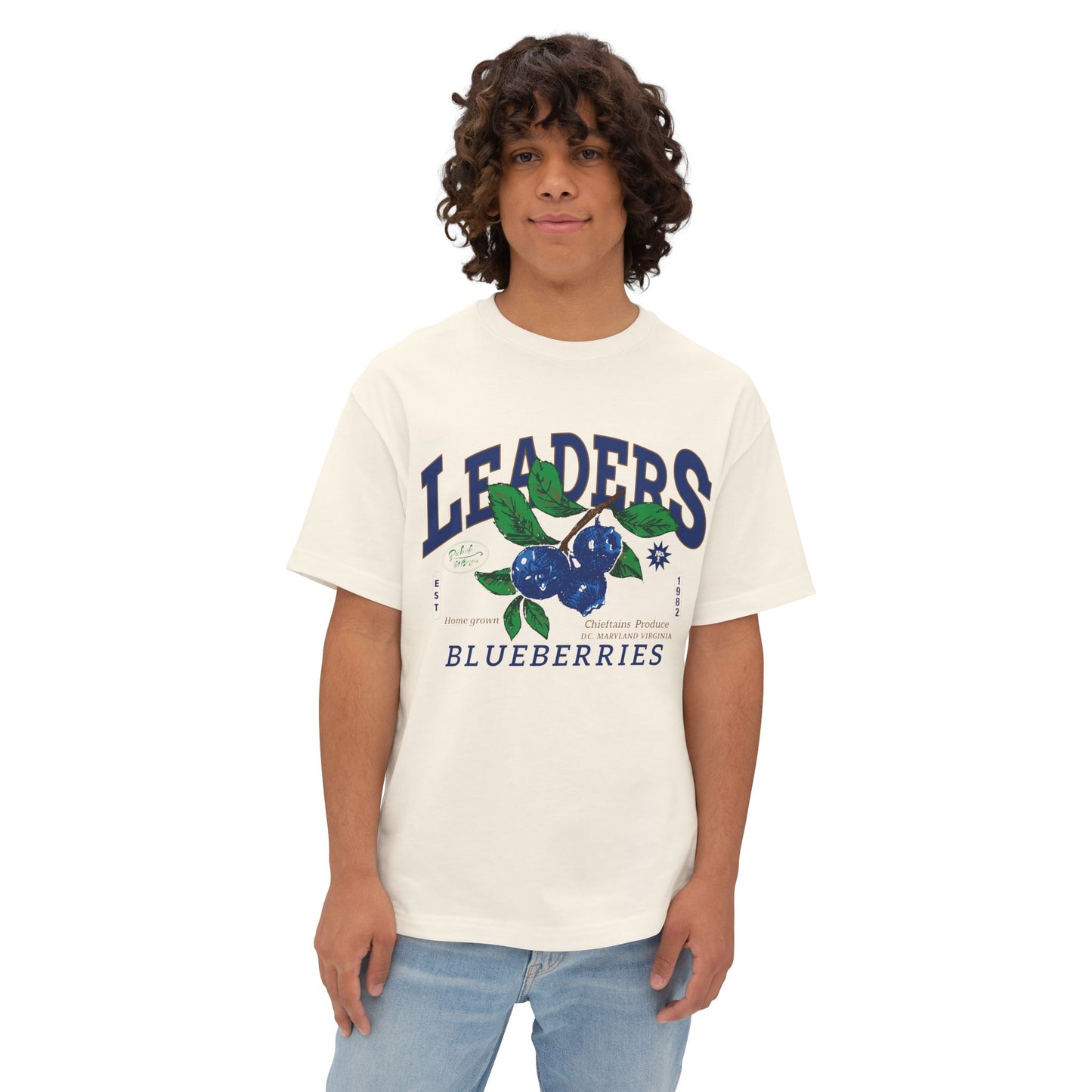 Leaders Blueberries Tee — pick of the crops collection