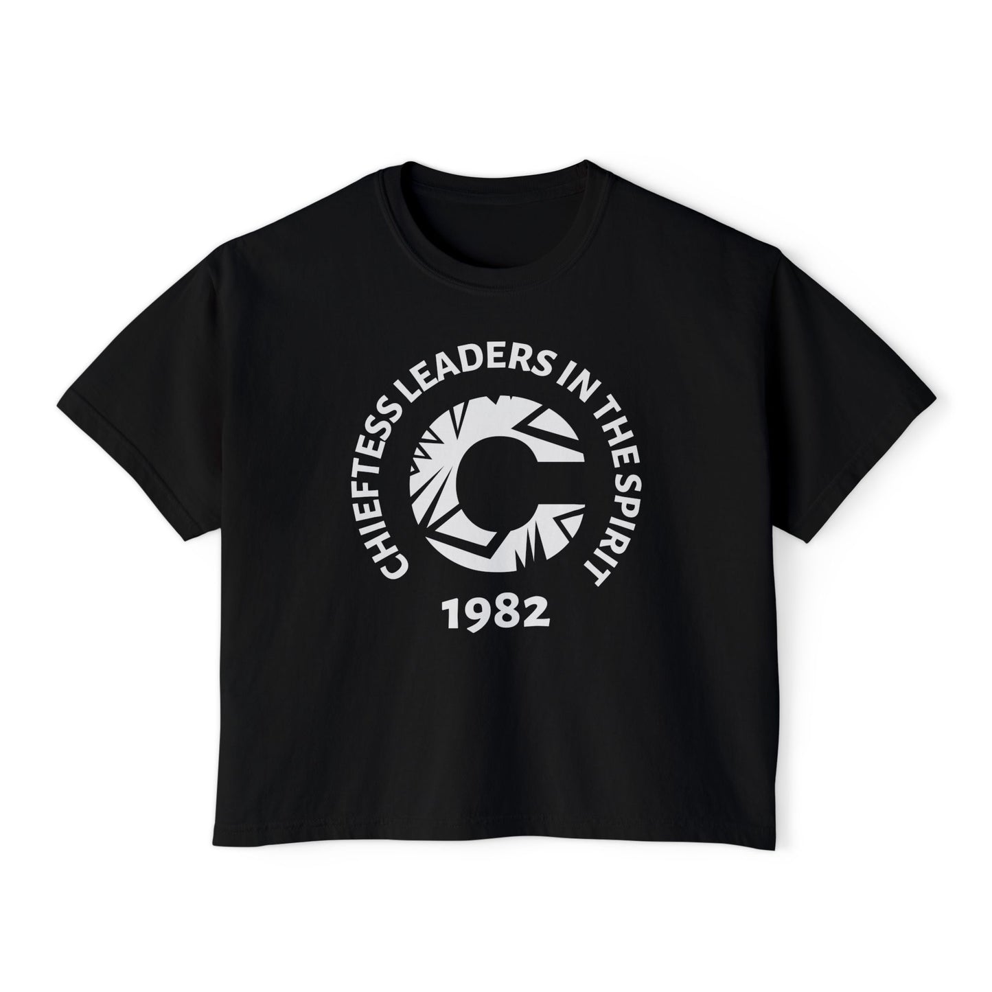 Chieftess Leaders In The Spirit 1982 Boxy Tee